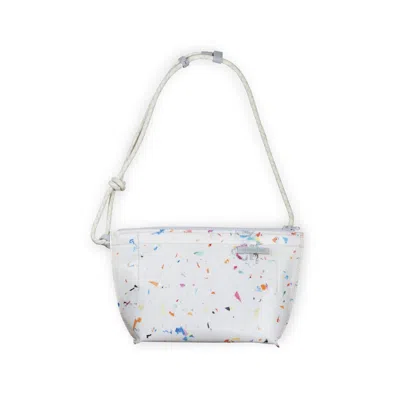 M.craftsman Women's Mbungkus Remessenger Bag – White Confetti – Pesta White