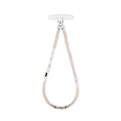 M.craftsman Women's Pink / Purple M Beads Phone Bracelet - Earl Grey