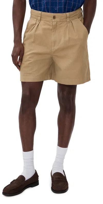 Mctavish Hemp Shorts Tan In Brown