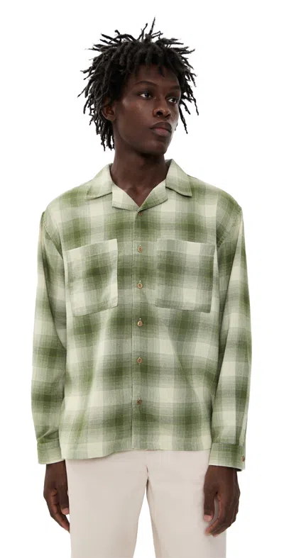 Mctavish Relaxed Flannel Shirt Green Multi
