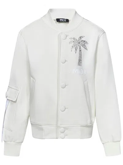M.c.u Marco Cassese Union Kids Jacket In White