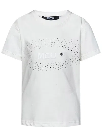 M.c.u Marco Cassese Union Kids T-shirt In White