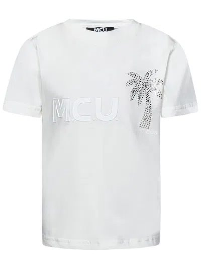 M.c.u Marco Cassese Union Kids T-shirt In White