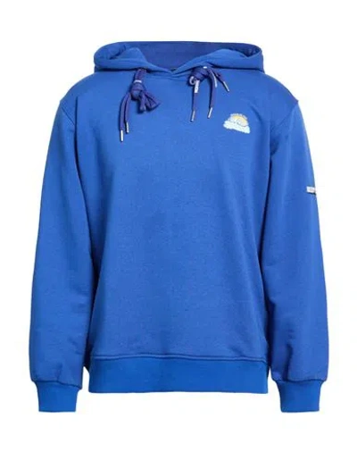 M.c.u Marco Cassese Union M. C.u. Marco Cassese Union Man Sweatshirt Blue Size Xxl Cotton, Polyester