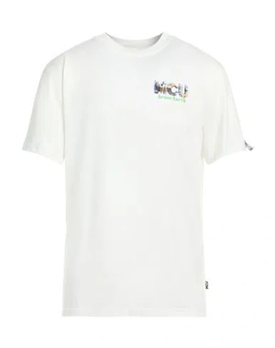 M.c.u Marco Cassese Union M. C.u. Marco Cassese Union Man T-shirt Cream Size L Cotton In White
