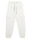M.c.u Marco Cassese Union M. C.u. Marco Cassese Union Toddler Girl Pants Off White Size 4 Cotton, Swarovski Crystal In Off White
