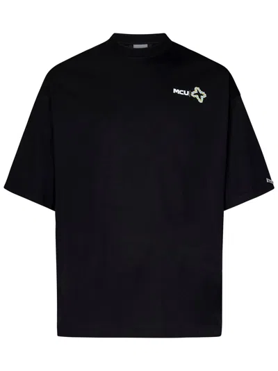 M.c.u Marco Cassese Union Signature Limited T-shirt In Black