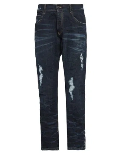 Md 75 Man Jeans Blue Size 34 Cotton, Elastane