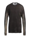 Md 75 Man Sweater Black Size L Cotton In Black