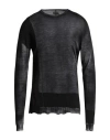 Md 75 Man Sweater Charcoal Size M Wool