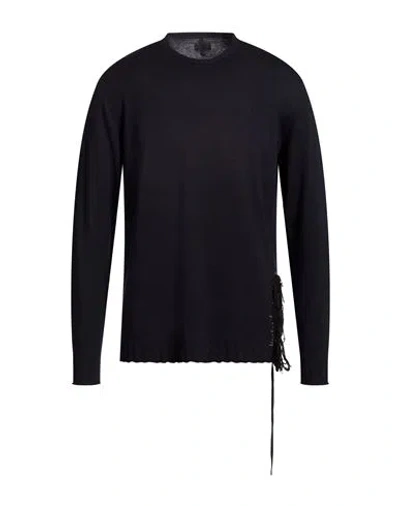 Md 75 Man Sweater Midnight Blue Size Xl Wool