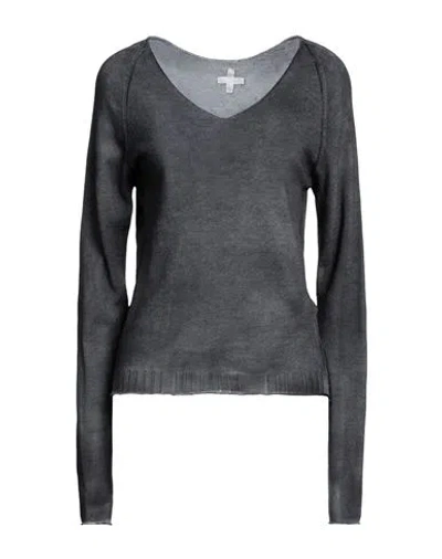 Md 75 Woman Sweater Lead Size L Cotton In Grey