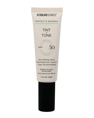 Md Solar Sciences Women's 1.7oz Tint Plus Tone Spf 50 In White