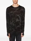 Md75 Camouflage-pattern T-shirt In Black