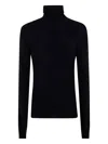 Md75 Cashmere Turtle Neck Sweater In Black