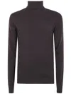 Md75 Cashmere Turtle Neck Sweater In Brown