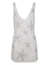 Md75 "christabel" Dress Starfish Embellishment Pearl In Gray