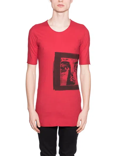 Md75 Cotton Printed T-shirt In Red
