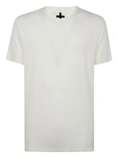 Md75 Short Sleeves Linen T-shirt In Neutral