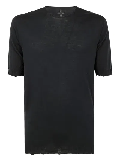 Md75 Short Sleeves Round Neck Sweater F. 15 Clothing In Black