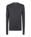 Md75 Wool Crew Neck Sweater Clothing In Black