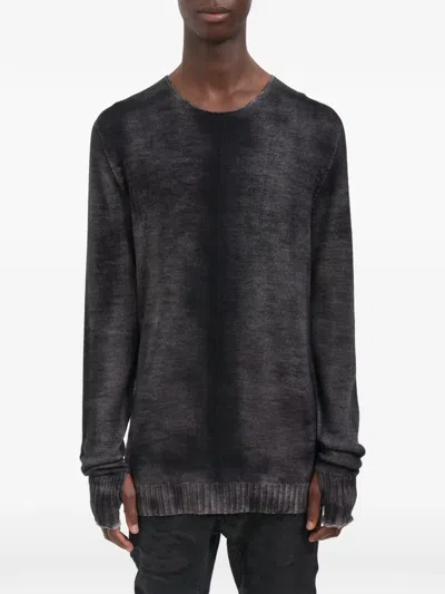Md75 Crew Neck Wool Sweater In Black