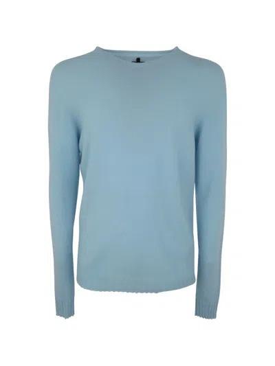 Md75 Cashmere Crew Neck Sweater In Blue
