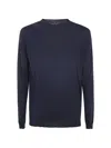 Md75 Crew-neck Pullover In Blue