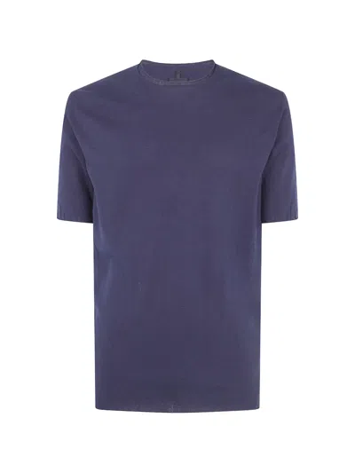 Md75 Crew-neck Short-sleeve T-shirt In Blue
