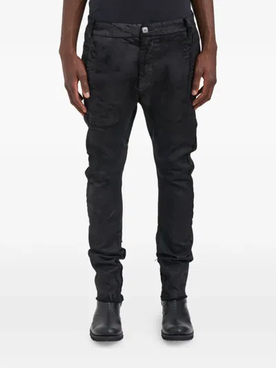 Md75 Five-pockets Trousers In Black
