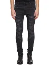 Md75 Jeans Con Rotture In Black