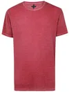 Md75 Linen T-shirt In Basic Red