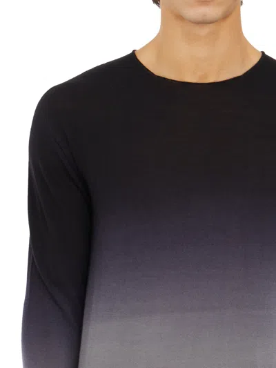 Md75 Maglia Girocollo Bicolore In Blue