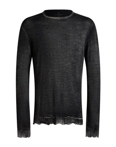 Md75 Man Sweater Charcoal Size M Wool In Gray