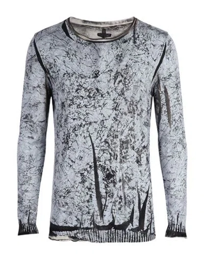 Md75 Man Sweater Grey Size M Wool In White