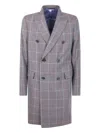 Md75 Mens Single Breast Overcoat In Gray