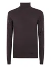 Md75 Cashmere Turtle Neck Sweater In Brown