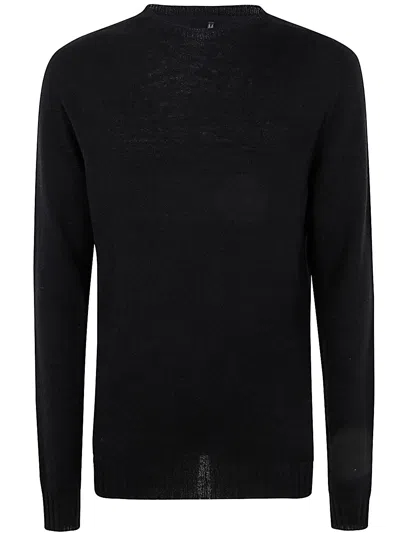 Md75 Round Neck Cashmere Sweater In Black