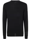 Md75 Wool Crew Neck Sweater Clothing In Black