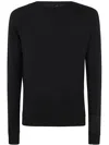 Md75 Wool Basic Crew Neck Sweater Clothing In Black