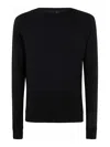 Md75 Wool Basic Crew Neck Sweater Clothing In Black