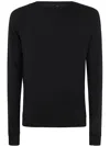 Md75 Wool Basic Crew Neck Sweater Clothing In Black