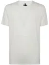 Md75 Short Sleeves Linen T-shirt Clothing In White