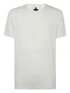 Md75 Short Sleeves Linen T-shirt Clothing In White