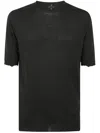 Md75 Short Sleeves Round Neck Sweater F. 15 In Black