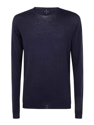MD75 SUÉTER CUELLO REDONDO - AZUL