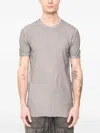Md75 Texture Cotton T-shirt In Gray