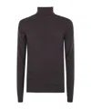 Md75 Cashmere Turtle Neck Sweater In Brown