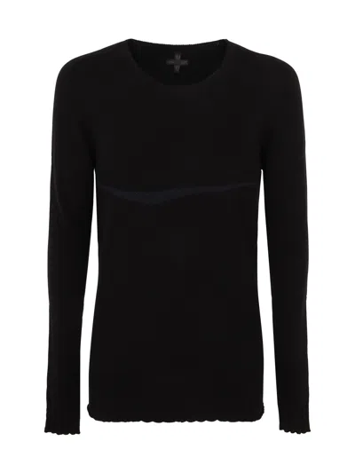 MD75 MD75 WOOL CASHMERE PULLOVER WITH INLAY DETAIL