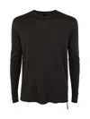 Md75 Wool Round Neck Pullover In Brown